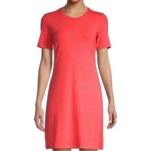 Theory Coral T Shirt Dress